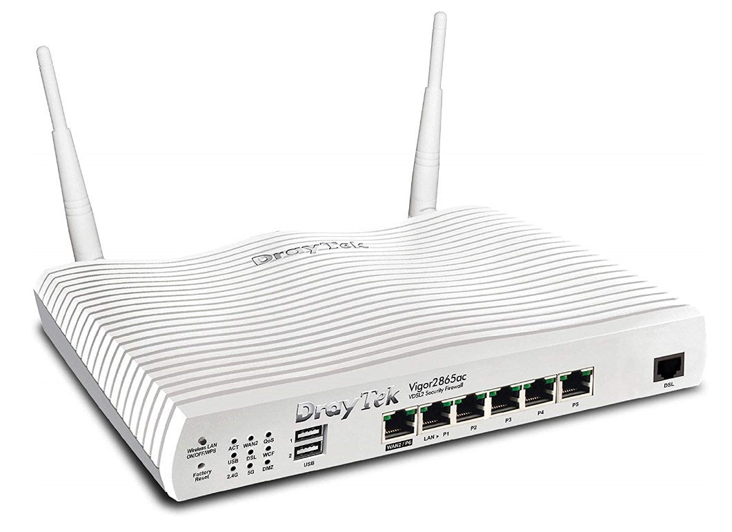 DrayTek Vigor 2865ac Dual-Wan Router Annex-B DrayTek Vigor 2865ac Dual-Wan Router Annex-B